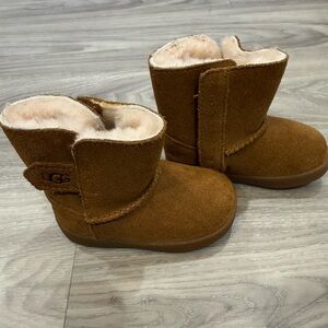 UGG Kids Tan Suede Boots